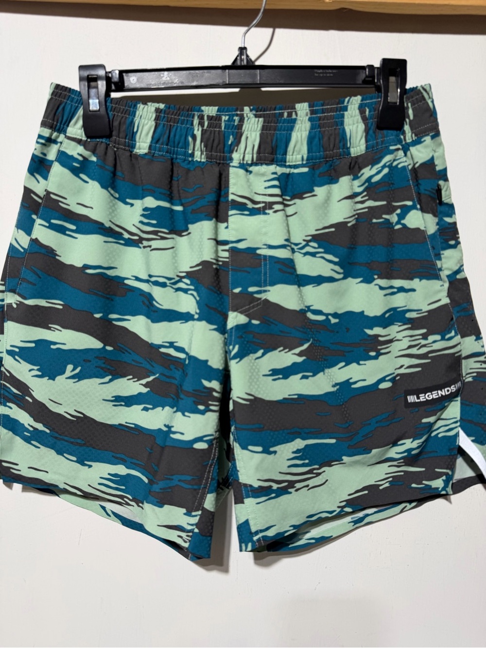 Legends Luka Tiger Camo 2:1 Lined Compression Shorts Medium